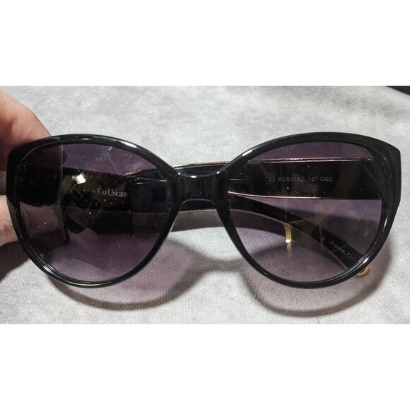 Kay by Kay Unger Black And Gold Sunglasses main image 6